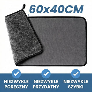 PolyskPro™ XXL (60x40cm) – Czyszczenie Bez Smug, Tylko Wodą